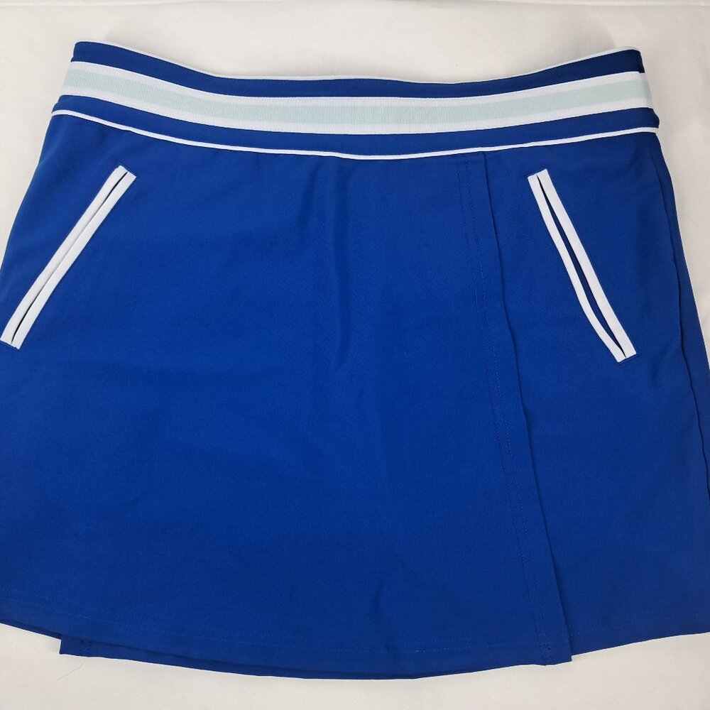 Tommy Armour Women's Dri Logic Tennis Golf Pickleball Skort in Blue White Size 6